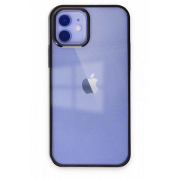 Alan Şanslı iPhone 12 Element Silikon Siyah Cep Telefonu Kılıfı