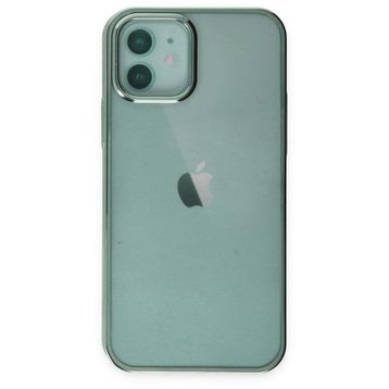 Alan Şanslı iPhone 12 Element Silikon Yeşil Cep Telefonu Kılıfı
