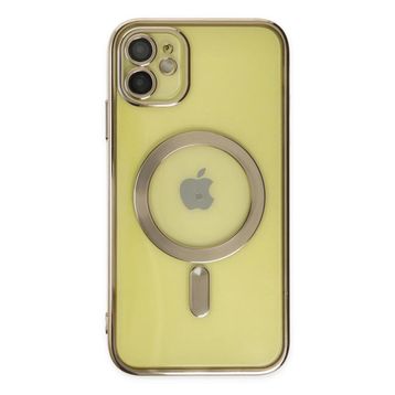 Alan Şanslı iPhone 12 Kross Magneticsafe Kapak Gold Cep Telefonu Kılıfı