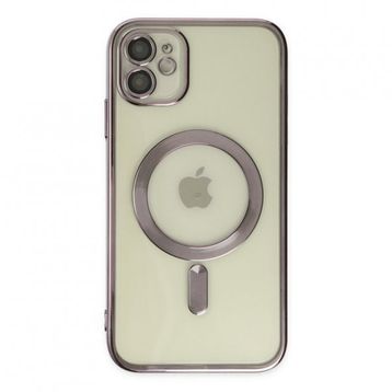 Alan Şanslı iPhone 12 Kross Magneticsafe Kapak Mor Cep Telefonu Kılıfı