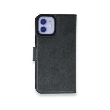 Alan Şanslı iPhone 12 Lacivert Trend S Plus Kapaklı Kılıf