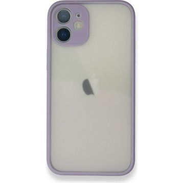 Alan Şanslı iPhone 12 Mor Montreal Silikon Kılıf