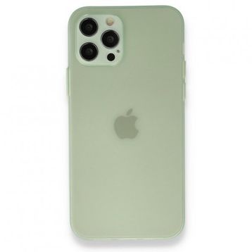 Alan Şanslı İphone 12 Pro Puma Açık Yeşil Silikon Kılıf