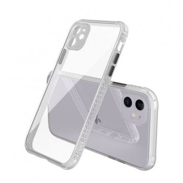 Alan Şanslı iPhone 12 Şeffaf Miami Şeffaf Silikon Kılıf