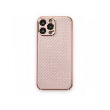Alan Şanslı iPhone 13 Pro Coco Karbon Pembe Silikon Kılıf