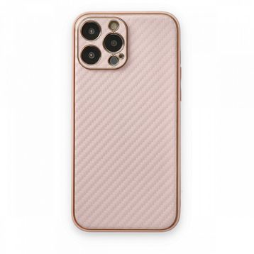 Alan Şanslı iPhone 13 Pro Coco Karbon Pembe Silikon Kılıf