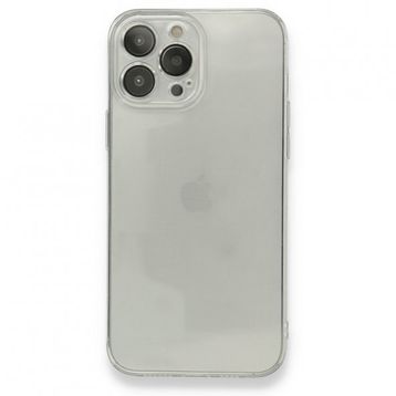 Alan Şanslı iPhone 13 Pro Fly Lens Şeffaf Silikon Kılıf