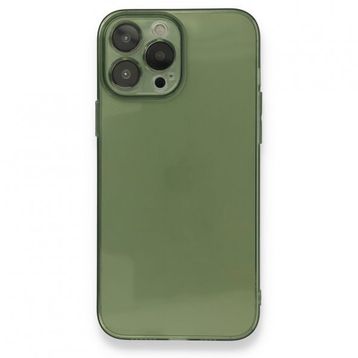 Alan Şanslı iPhone 13 Pro Fly Lens Yeşil Silikon Kılıf