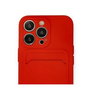 Alan Şanslı iPhone 13 Pro Kelvin Kartvizitli Kırmızı Silikon Kılıf