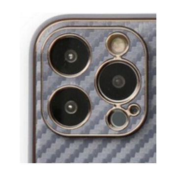 Alan Şanslı iPhone 13 Pro Max Coco Karbon Gri Silikon Kılıf