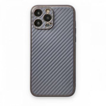 Alan Şanslı iPhone 13 Pro Max Coco Karbon Gri Silikon Kılıf