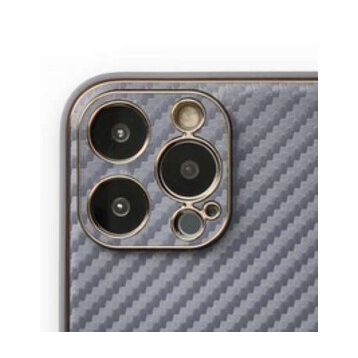 Alan Şanslı iPhone 13 Pro Max Coco Karbon Gri Silikon Kılıf