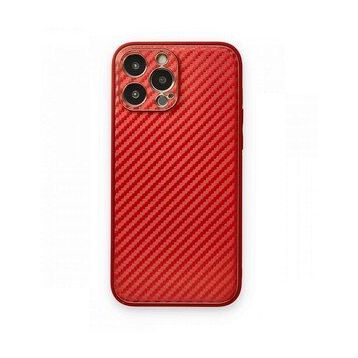 Alan Şanslı iPhone 13 Pro Max Coco Karbon Kırmızı Silikon Kılıf