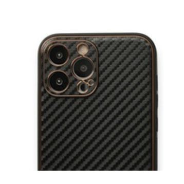 Alan Şanslı iPhone 13 Pro Max Coco Karbon Siyah Silikon Kılıf