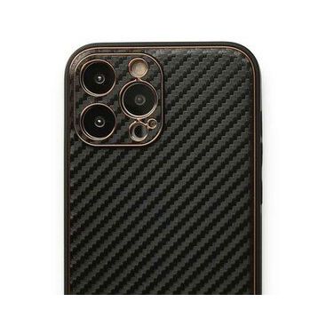 Alan Şanslı iPhone 13 Pro Max Coco Karbon Siyah Silikon Kılıf