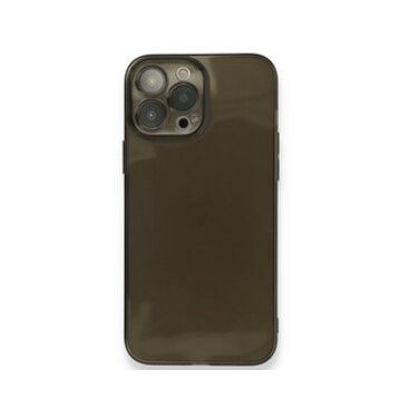 Alan Şanslı iPhone 13 Pro Max Fly Lens Silikon Siyah Kılıf