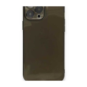 Alan Şanslı iPhone 13 Pro Max Fly Lens Silikon Siyah Kılıf