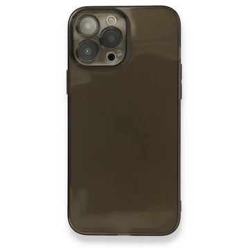 Alan Şanslı iPhone 13 Pro Max Fly Lens Silikon Siyah Kılıf