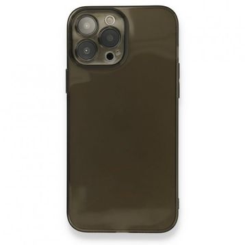 Alan Şanslı iPhone 13 Pro Max Fly Lens Silikon Siyah Kılıf