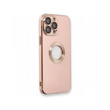 Alan Şanslı iPhone 13 Pro Max Store Pembe Silikon Kılıf