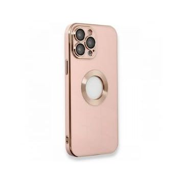 Alan Şanslı iPhone 13 Pro Max Store Pembe Silikon Kılıf