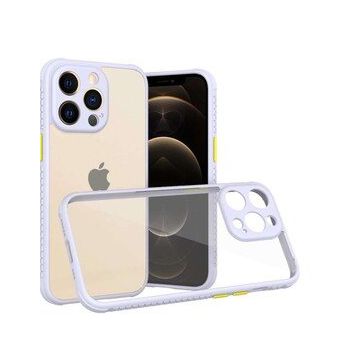 Alan Şanslı iPhone 13 Pro Miami Şeffaf Lila Silikon Kılıf