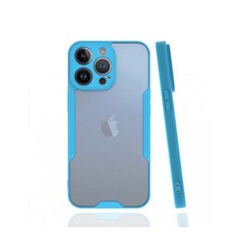 Alan Şanslı iPhone 13 Pro Platin Mavi Silikon Kılıf