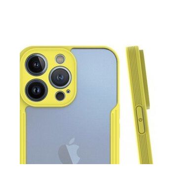 Alan Şanslı iPhone 13 Pro Platin Sarı Silikon Kılıf