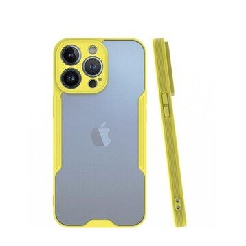 Alan Şanslı iPhone 13 Pro Platin Sarı Silikon Kılıf