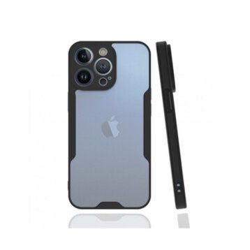 Alan Şanslı iPhone 13 Pro Platin Siyah Silikon Kılıf