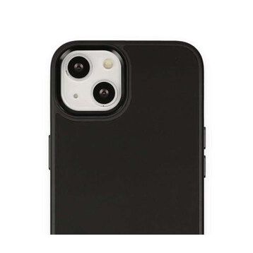 Alan Şanslı iPhone 14 Asya Siyah Deri Silikon Kılıf