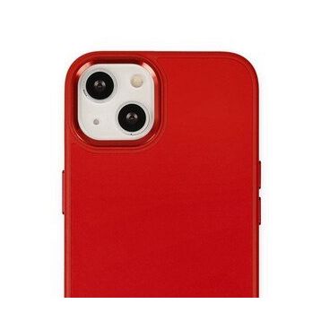 Alan Şanslı iPhone 14 Plus Asya Kırmızı Deri Silikon Kılıf