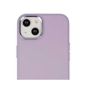 Alan Şanslı iPhone 14 Plus Asya Lila Deri Silikon Kılıf