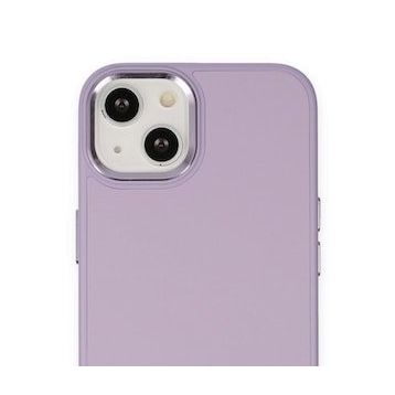 Alan Şanslı iPhone 14 Plus Asya Lila Deri Silikon Kılıf