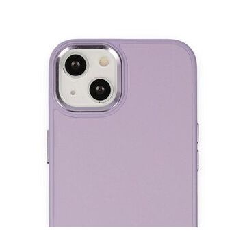 Alan Şanslı iPhone 14 Plus Asya Lila Deri Silikon Kılıf