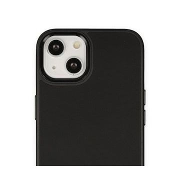 Alan Şanslı iPhone 14 Plus Asya Siyah Deri Silikon Kılıf
