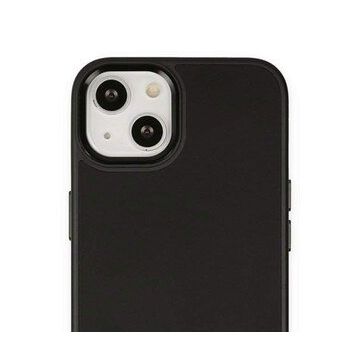Alan Şanslı iPhone 14 Plus Asya Siyah Deri Silikon Kılıf