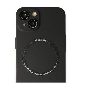 Alan Şanslı iPhone 14 Plus Jack Magneticsafe Lens Siyah Silikon Kılıf