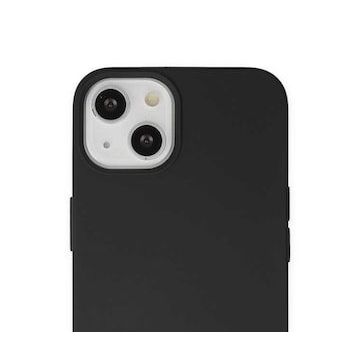 Alan Şanslı iPhone 14 Plus Nano İçi Kadife Siyah Silikon Kılıf