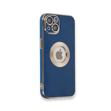 Alan Şanslı iPhone 14 Plus Store Mavi Silikon Kılıf