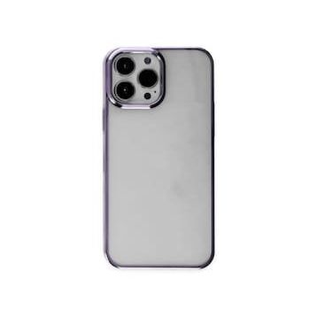 Alan Şanslı iPhone 14 Pro Element Silikon Mor Kılıf