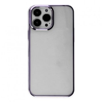 Alan Şanslı iPhone 14 Pro Element Silikon Mor Kılıf