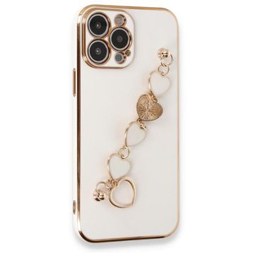 Alan Şanslı iPhone 14 Pro Esila Silikon Beyaz Kılıf