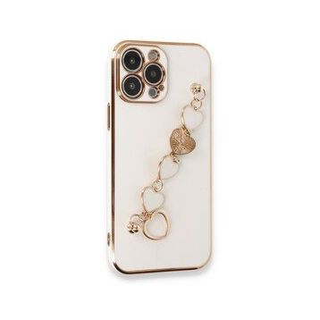 Alan Şanslı iPhone 14 Pro Esila Silikon Beyaz Kılıf