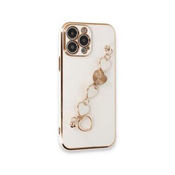 Alan Şanslı iPhone 14 Pro Esila Silikon Beyaz Kılıf