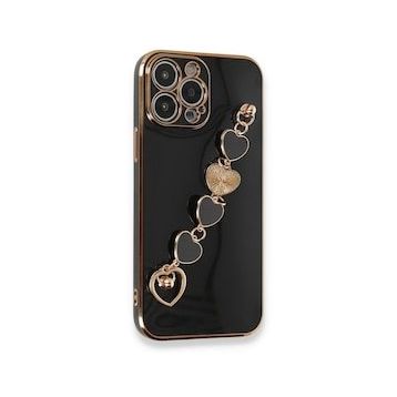 Alan Şanslı iPhone 14 Pro Esila Silikon Siyah Kılıf