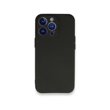 Alan Şanslı iPhone 14 Pro First Silikon Siyah Kılıf