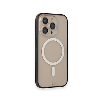 Alan Şanslı iPhone 14 Pro Grand Magneticsafe Kapak Siyah Kılıf