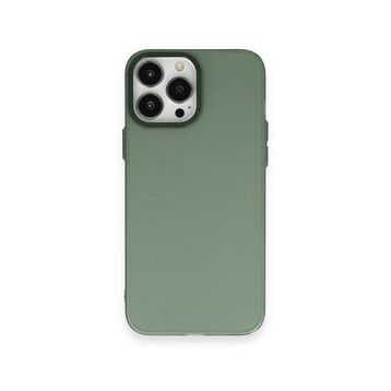 Alan Şanslı iPhone 14 Pro Modos Metal Kapak Koyu Yeşil Kılıf