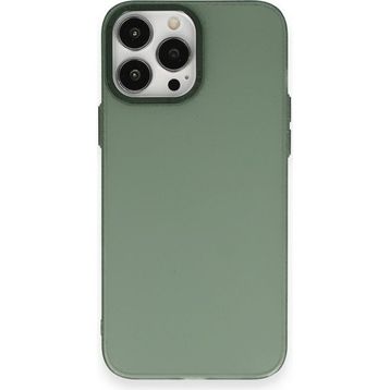 Alan Şanslı iPhone 14 Pro Modos Metal Kapak Koyu Yeşil Kılıf
